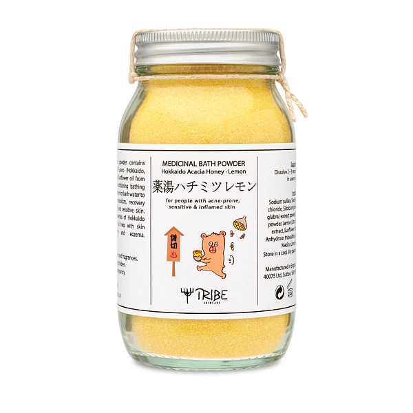 北海道蜂蜜和柠檬日式浴粉